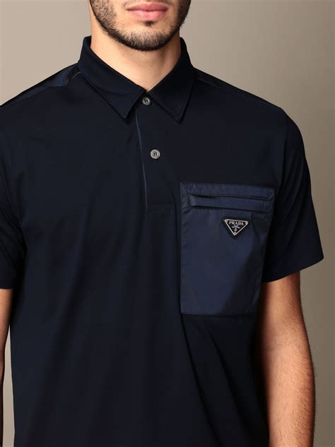 prada men's long sleeve polo|prada men's t shirts.